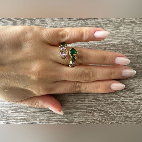 Bohemian heart ring N516 - Picture 2 of 3